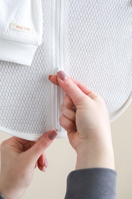 Євро пелюшка на блискавці з шапочкою Honey, Молочна - фото 3