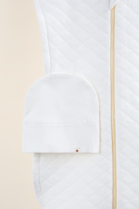 Утепленная евро пеленка на молнии с шапочкой Kappi, Молочная - фото 3