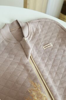 Утеплена євро пелюшка на блискавці з шапочкою Kappi, Коричнева - фото 5