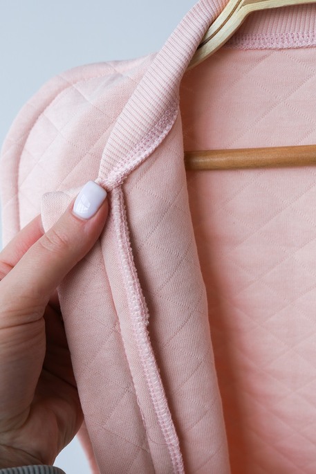 Утепленная евро пеленка на молнии с шапочкой Kappi, Светло-розовая - фото 1