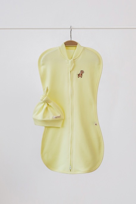 Евро пеленка на молнии с шапочкой Purl, Жираф