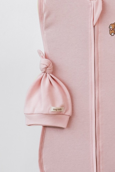 Євро пелюшка на блискавці з шапочкою Purl, Зайчик - фото 3