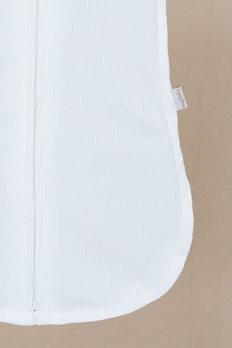 Євро пелюшка на блискавці з шапочкою Strip, Молочна - фото 4