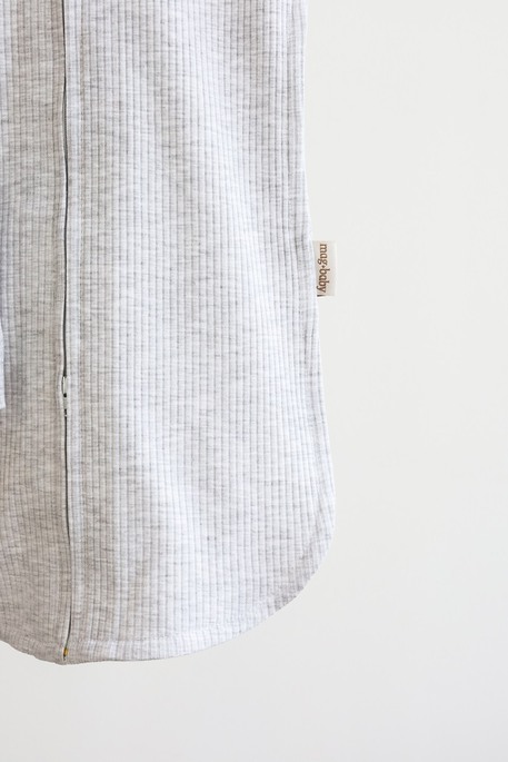 Євро пелюшка на блискавці з шапочкою Strip, Сіра - фото 4