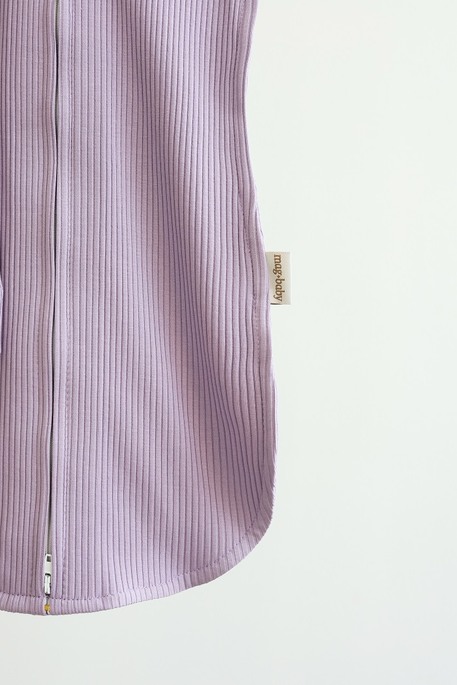 Євро пелюшка на блискавці з шапочкою Strip, Бузкова - фото 4