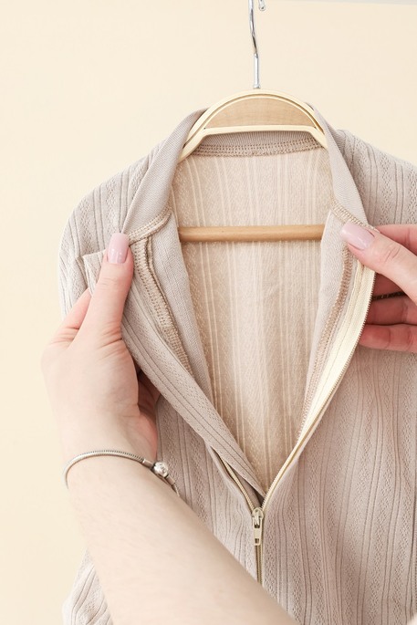 Євро пелюшка на блискавці з шапочкою Trudy, Мокко - фото 3