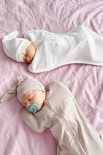 Евро пеленка на молнии с шапочкой Trudy, Светло-молочная - фото 1