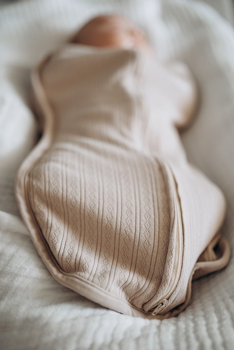 Євро пелюшка на блискавці з шапочкою Trudy, Мокко - фото 5