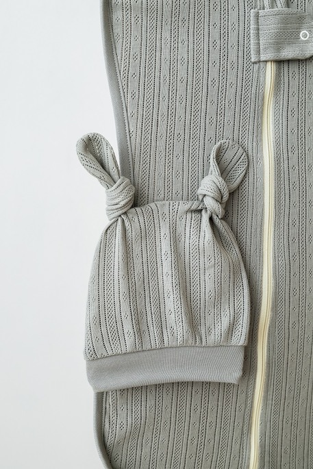 Евро пеленка на молнии с шапочкой Wind, Сизая - фото 5