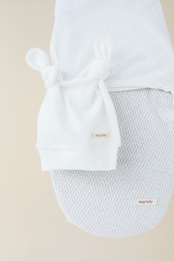 Евро пеленка на липучках с шапочкой Honey, Молочная - фото 2