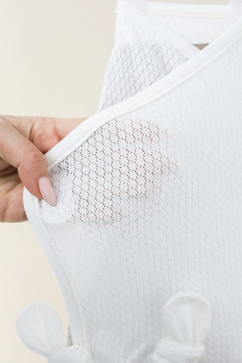 Євро пелюшка на липучках з шапочкою Honey, Молочна - фото 1