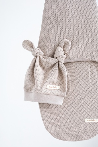 Евро пеленка на липучках с шапочкой Honey, Мокко - фото 2