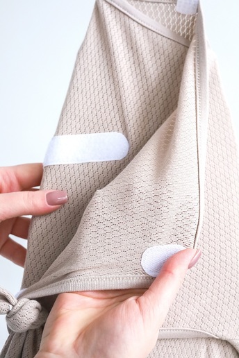 Евро пеленка на липучках с шапочкой Honey, Мокко - фото 1