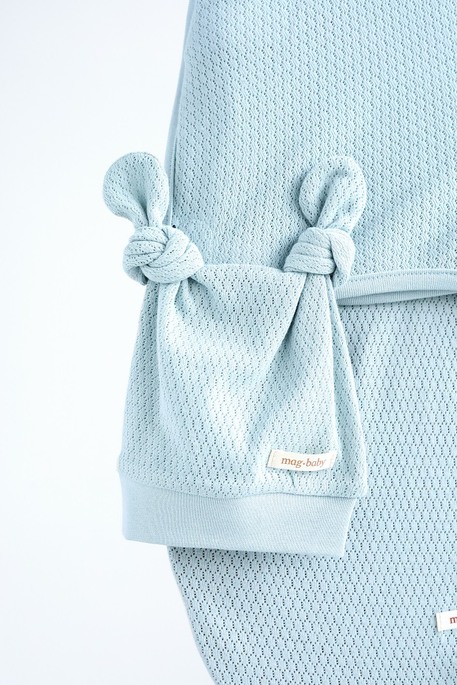 Евро пеленка на липучках с шапочкой Honey, Сизая - фото 2