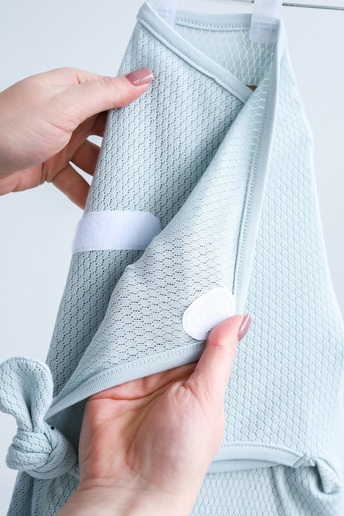 Евро пеленка на липучках с шапочкой Honey, Сизая - фото 1