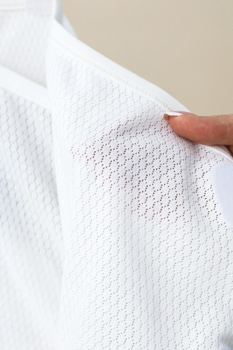 Безразмерная перфорованная пеленка на липучках с шапочкой Каспер, Honey, Молочная - фото 1