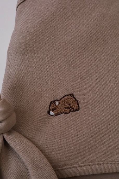 Евро пеленка на липучках с шапочкой Purl, Мишка - фото 2