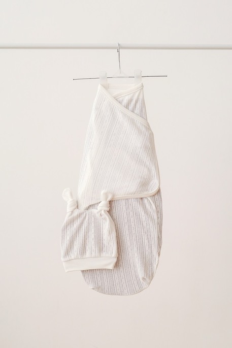 Евро пеленка на липучках с шапочкой Wind, Молоко