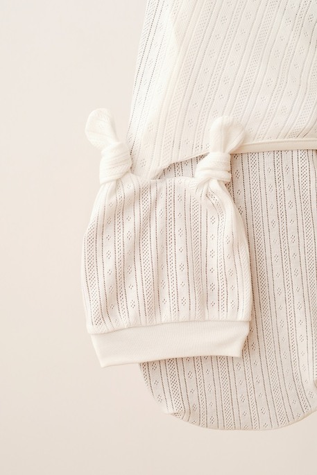 Евро пеленка на липучках с шапочкой Wind, Молоко - фото 4