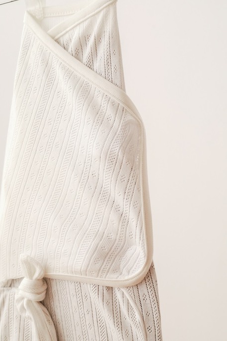 Евро пеленка на липучках с шапочкой Wind, Молоко - фото 2