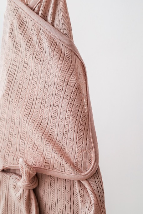 Евро пеленка на липучках с шапочкой Wind, Пудровая - фото 1