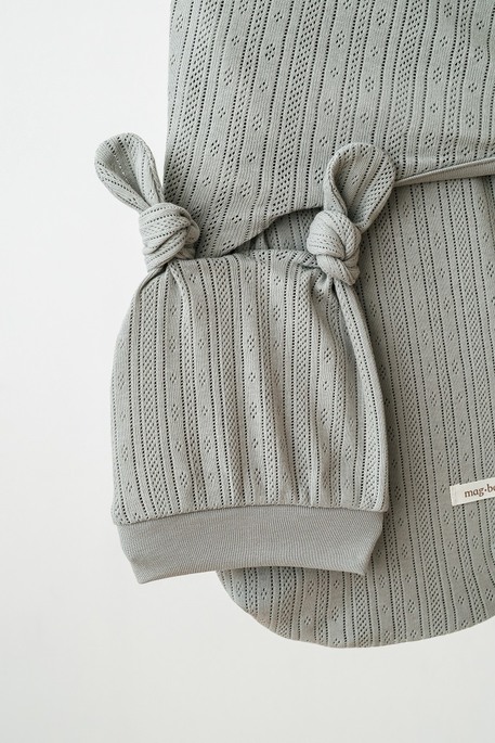 Евро пеленка на липучках с шапочкой Wind, Сизая - фото 1