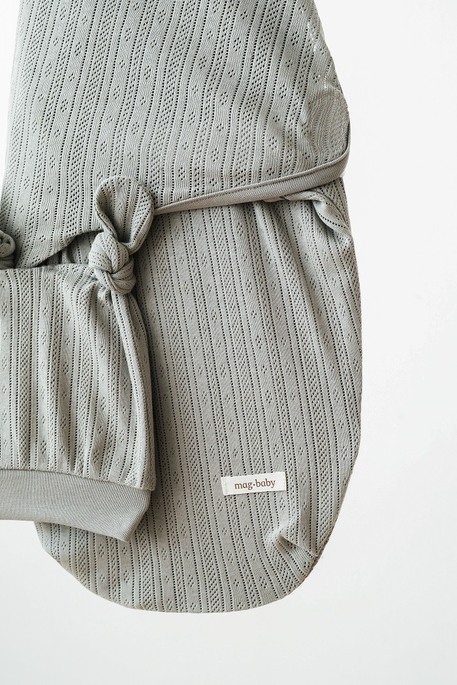 Евро пеленка на липучках с шапочкой Wind, Сизая - фото 3