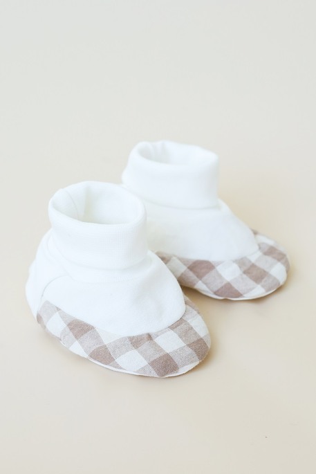 Пинетки Brice, Песочная клеточка - фото 1