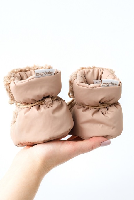 Пинетки-сапожки Buff, Коричневые - фото 4