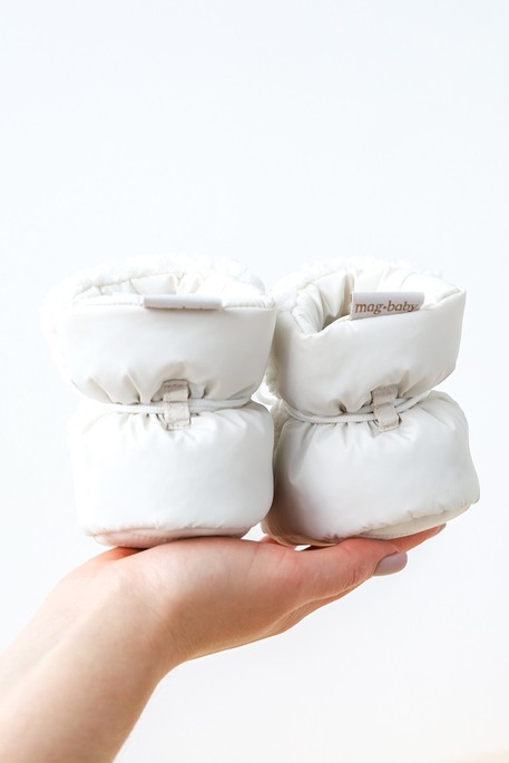 Пінетки-чобітки Buff, Молочні - фото 4