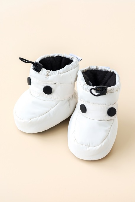 Пинетки-сапожки Paco, Молочные