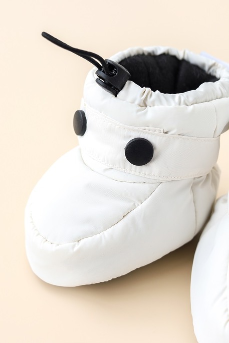 Пинетки-сапожки Paco, Молочные - фото 4