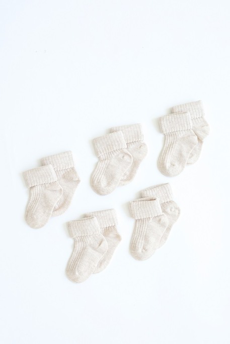 Комплект шкарпеток Base, Бежевий меланж