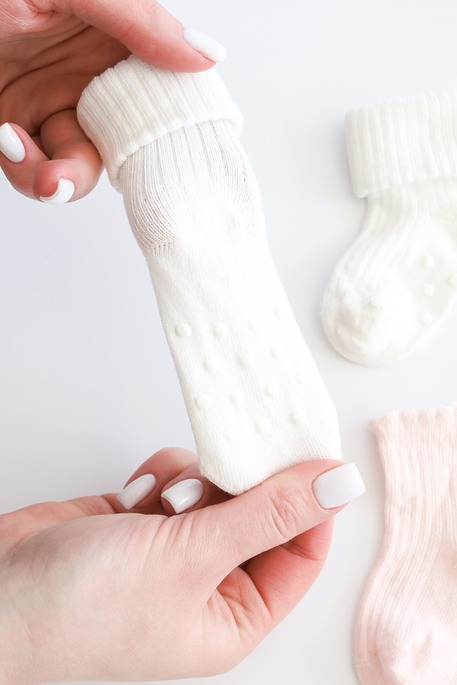 Носки Couple, Молочно-розовые - фото 2