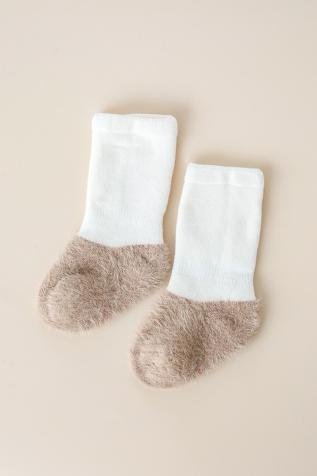 Шкарпетки Fluffy, Коричневі