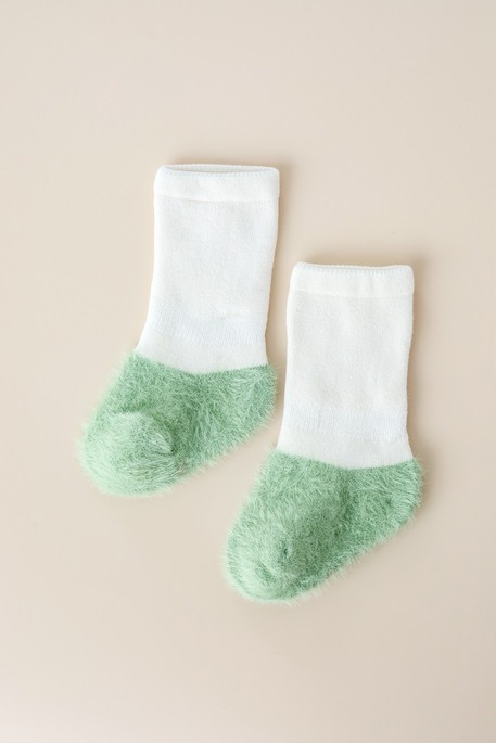 Носочки Fluffy, Зеленые
