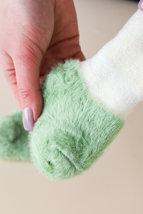 Носочки Fluffy, Зеленые - фото 2