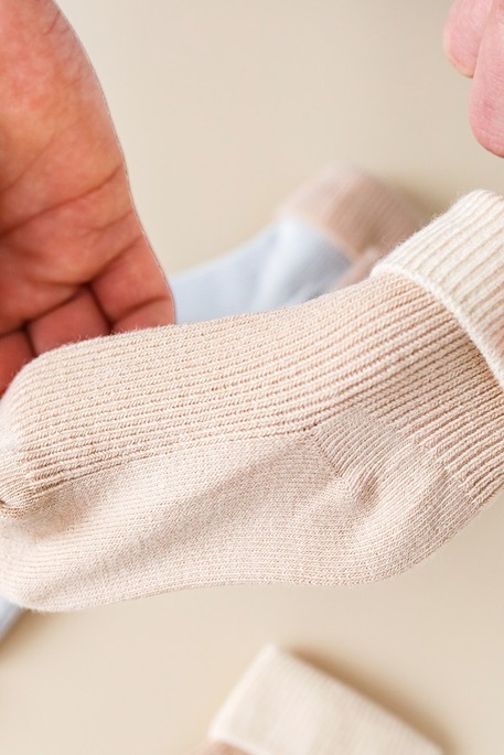 Набор носочков Rubber, Бежево-голубой - фото 1