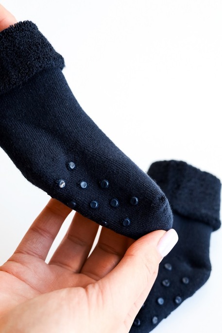 Носки на махре Terry, Темно-синие - фото 1