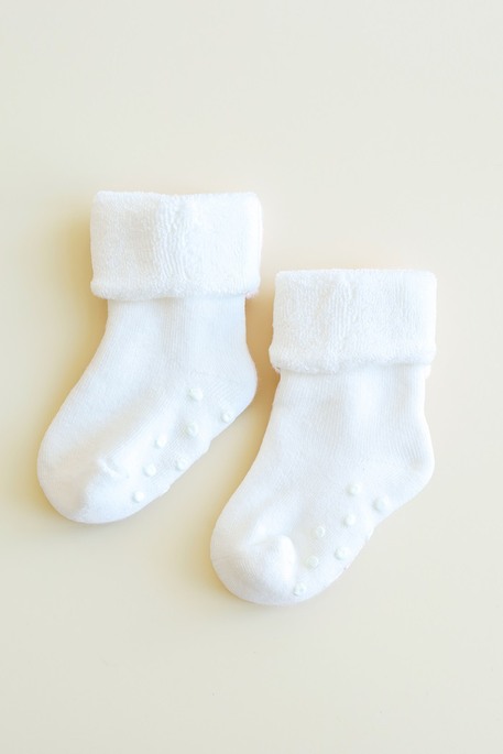 Носки на махре Terry, Молочные