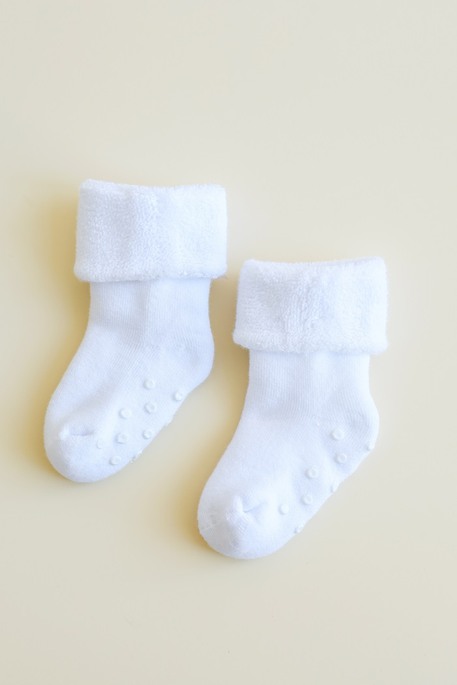 Шкарпетки на махрі Terry, Білі