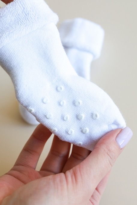 Шкарпетки на махрі Terry, Білі - фото 1