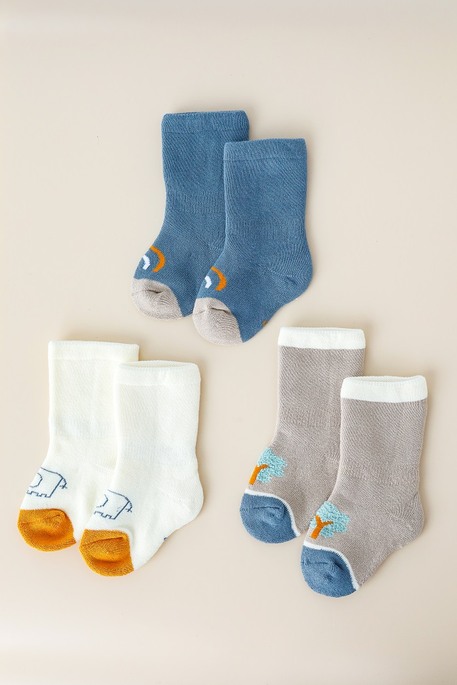 Набір махрових шкарпеток Warm, Блакитний