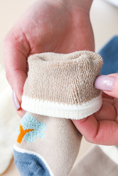 Набір махрових шкарпеток Warm, Блакитний - фото 1