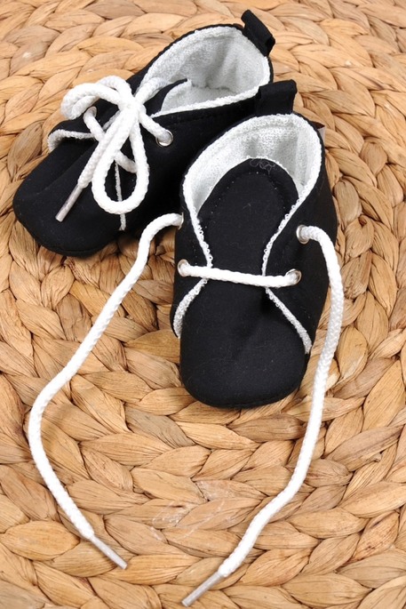 Пинетки хлопковые, Черные - фото 2