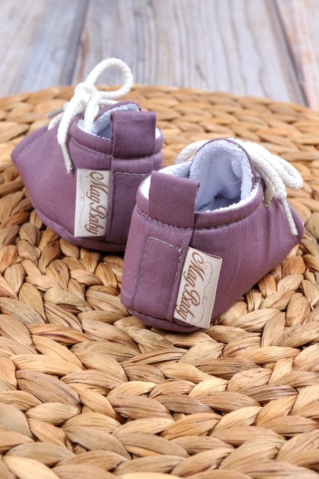 Пинетки хлопковые, Фиолетовые - фото 2