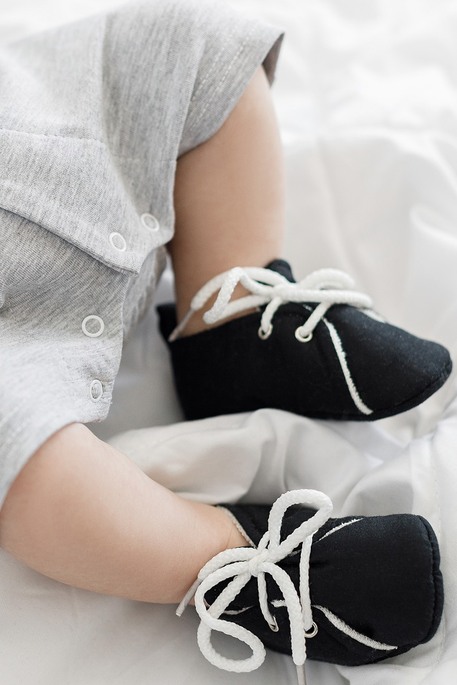 Пинетки хлопковые, Черные - фото 1