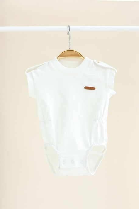 Боди-футболка Bernadette, Молочная