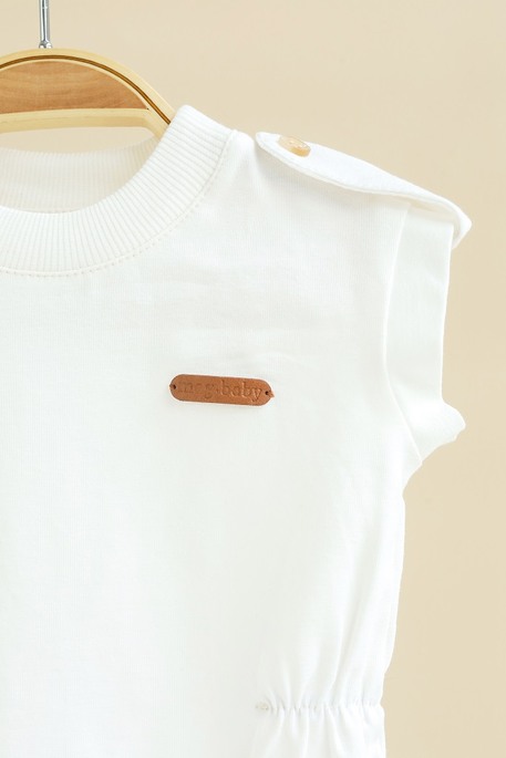 Боди-футболка Bernadette, Молочная - фото 4