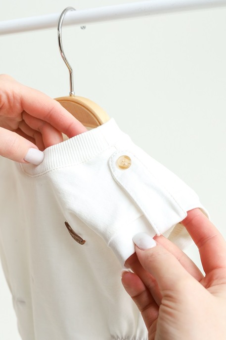 Боди-футболка Bernadette, Молочная - фото 6